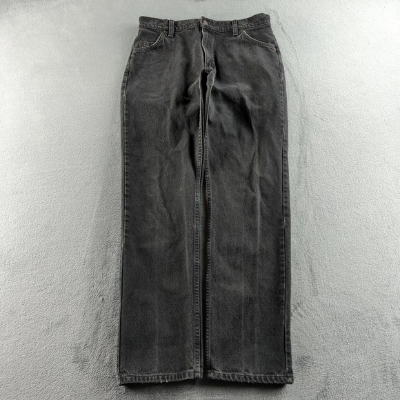Levi's Other - Vintage Levis Jeans 34‎ (Fits 30x32) Black Faded 610 Orange Tab Straight 90s Y2K